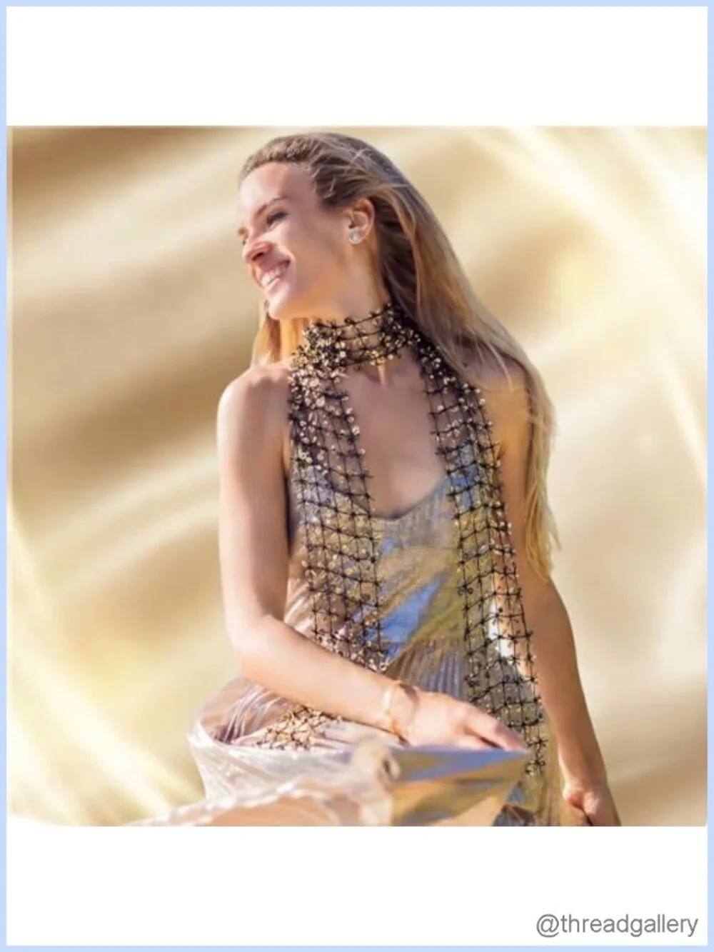 4 Pack Sequin Scarf Long Thin Skinny Scarf Women's Fashion Scarves Shimmer